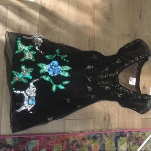 RARE free people sequin elephant dress